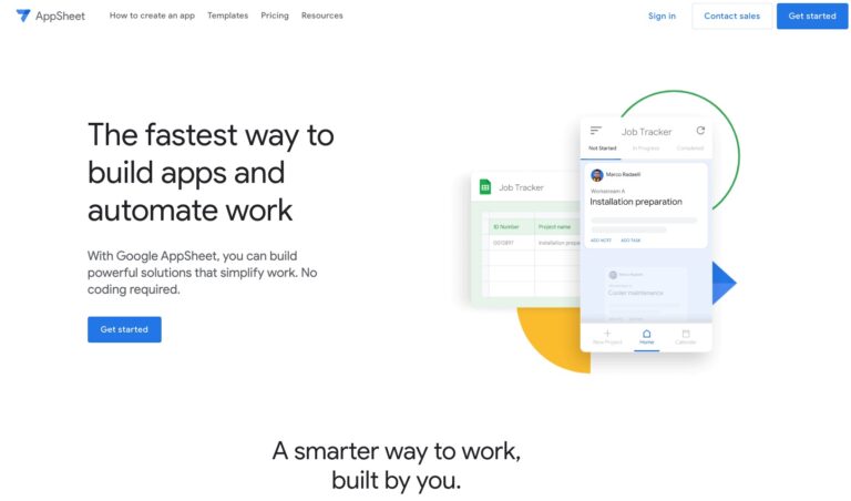 Avec Google AppSheet, vous pouvez créer des solutions puissantes qui simplifient le travail. Aucun codage requis.