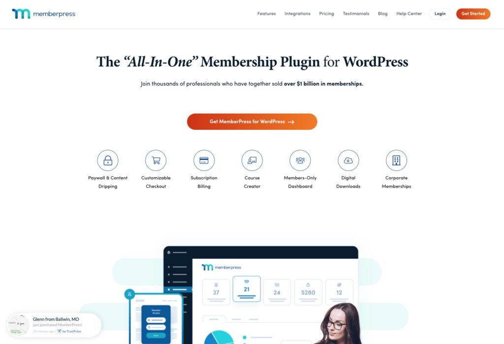 Le plugin d'adhésion "tout-en-un" pour WordPress