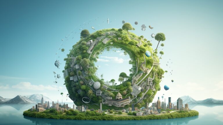 L'article aborde le sujet de l'économie circulaire en tant que nouveau paradigme économique, soulignant ses avantages environnementaux, économiques et sociaux, ainsi que son rôle dans la lutte contre le dérèglement climatique et la création d'emplois.
